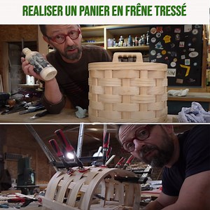 220K views · 1.7K reactions | Réaliser un panier en frêne tressé | Olivier Verdier - Artisan bois & métal | Facebook