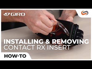 How to Install & Remove Rx Insert in Giro Contact Snow Goggle | SportRx