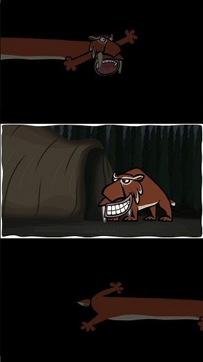 Deleted Scene from ICE AGE 😂#animation #shorts #cartoon