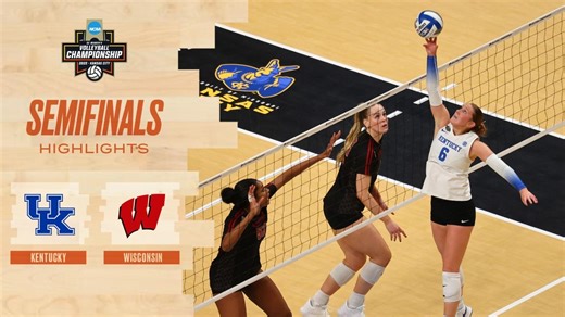 Kentucky vs. Wisconsin: 2025 NCAA volleyball national semifinal highlights
