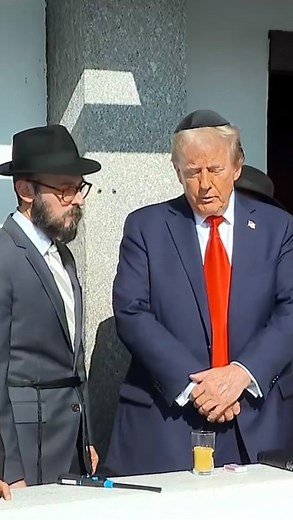 C-SPAN on Instagram: "Former President Trump on Monday visited the grave of Lubavitcher Rebbe Menachem Mendel Schneerson in Queens to mark the one-year anniversary of the Oct. 7 Hamas attack on Israel. The grave of Rabbi Schneerson, who died in 1994, is considered a holy site by many Jews, particularly Hasidic adherents of Chabad. Watch more by tapping the link in our bio. #oct7 #donaldtrump #rebbe #cspan"