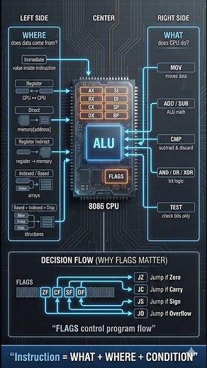 How 8086 Instructions Really Work | One Visual That Explains Everything