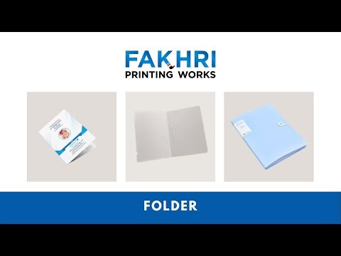 Premium Folder Printing in Mumbai | Custom Corporate Folders by Fakhri Printing Works