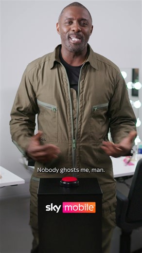 It's never been easier to switch to #SkyMobile. To celebrate, we're asking Idris some spicy questions - will he escape? 🌶️ | Sky