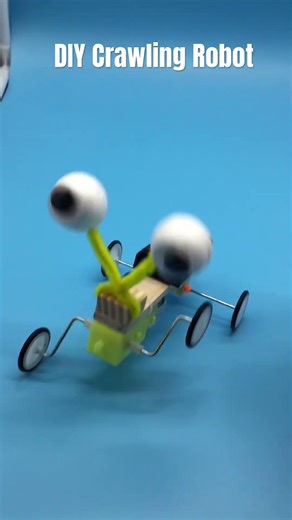 DIY mini crawling robot—build it and watch it move!