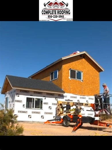 Towable Man Lift from Complete Roofing www.roofing-it.com 850-220-3965 #roofing #homeimprovement #pensacola #pensacolarealestate #pensacolarealtors