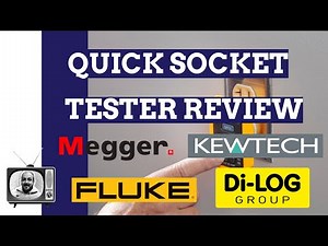 Electrician tools Socket tester review Fluke, Di log, Kewtech, socket & see many more