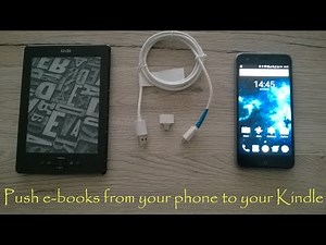 Push your e-books from an android smartphone to your Kindle without a PC (ENGLISH)