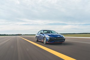 Hyundai Elantra N at the 0-to-150-to-0-MPH Speed Test 2023