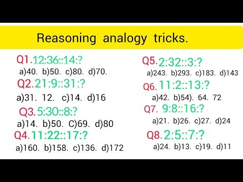 Reasoning Analogy || Reasoning Questions ||reasoning practice set || Analogy previous year Questions