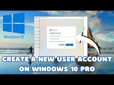 How to Create a New User Account on Windows 10 Pro