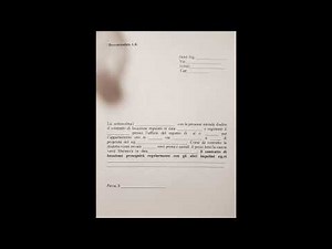 Contratto d'affitto disdetta studente universitario Tutorial