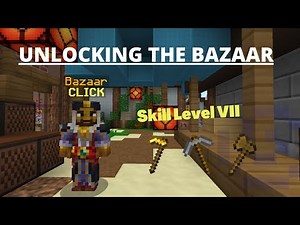 How to Unlock the Bazaar As Fast As Possible (Hypixel Skyblock)