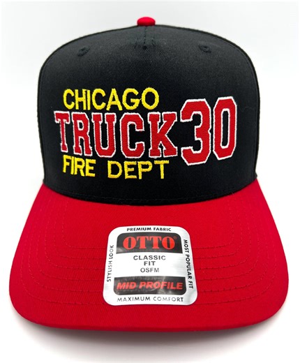 Chicago Fire Department TRUCK 30 Cap CFD Hat Snapback Adjustable Embroidery - Etsy