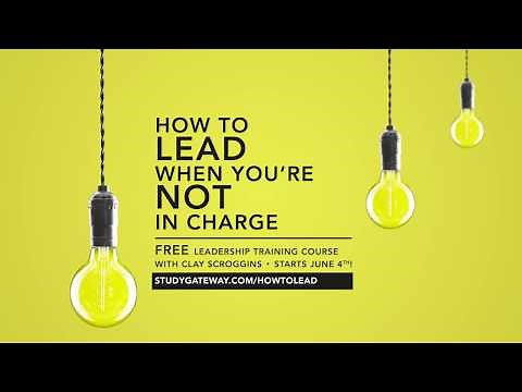 Free Leadership Training - How to Lead When You're Not in Charge