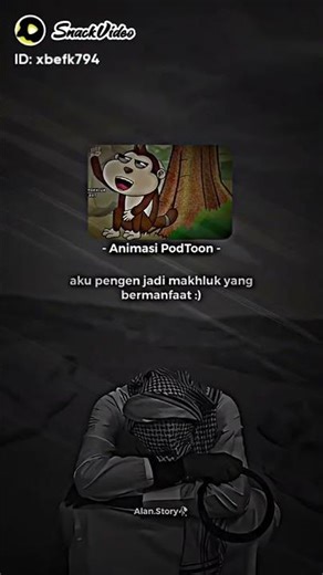 sahabat si pod lagi galau tuh 😅