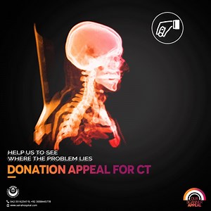 CT scan is primarily a much more detailed version of a simple X-Ray that is of great value to medical professionals. We at Saira Memorial are calling out for your support as your donations can help us in procuring a CT scanner that will in turn assist us in diagnosing and treating the patient more effectively. For details about our donation appeal, visit us or call us at 042-35162547-49, 042-35168033, 0300-8445778. | Saira Memorial Hospital | Facebook