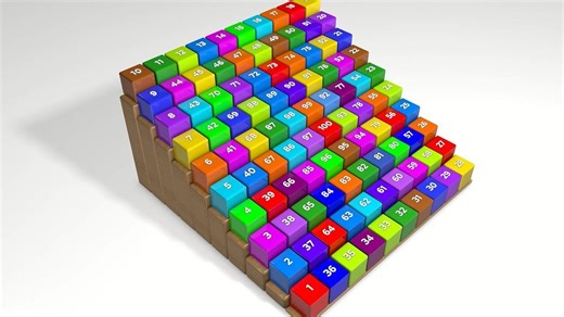 儿童计数1到100 |按1到100计数