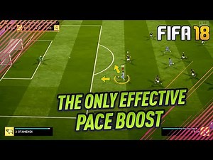 THE ONLY EFFECTIVE & WORKING PACE BOOST TECHNIQUE in FIFA 18 ULTIMATE TEAM! SPEED BOOST TUTORIAL