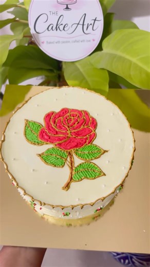 Beautiful Rose Cake 🌹 | Elegant Cake Design That Looks Too Good to Eat!