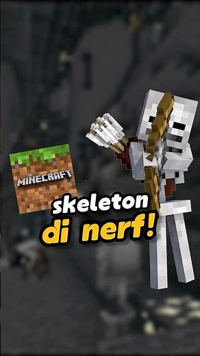 Skeleton Minecraft Bedrock Di Nerf!