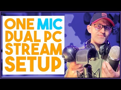 How to use one MIC on a dual PC setup NO EXTRA CABLES w/ Digital Audio
