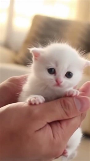 🐾Tiny Kitten’s Meow Is the Sweetest Sound Ever! 🎶💖
