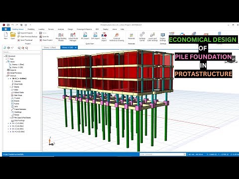 HOW TO DESIGN PILE FOUNDATION/SELECT NUMBERS OF PILES ECONOMICALLY IN PROTASTRUCTURE