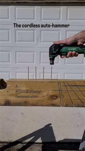 365K views · 3.3K reactions | The Auto-hammer...No more swinging that hammer...in tight spaces. This is the equivalent of a palm nailer. Should @metabohpt bring this to North America? @hikokiglobal #hammer #carpenter #framer #cordless #builder #hurricanestraps #nails #construction | TOOLS by Design | Facebook