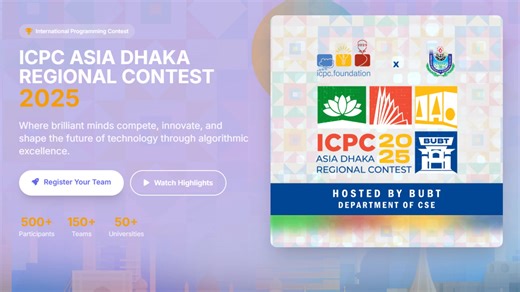 23K views · 216 reactions | It's time to take your programming talent to the global arena! This video provides a comprehensive, step-by-step guide on how to successfully complete your team's registration for the ICPC Asia Dhaka Regional Contest 2025. Don't let the process hold you back, watch this guide and secure your team's spot effortlessly. | ICPC Dhaka Regional 2025 - BUBT | Facebook