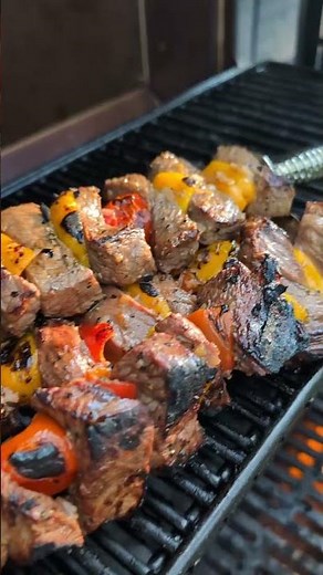 Steak Kabobs on the Gravity 800