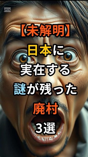 【未解明】日本に実在する“謎が残った廃村”3選 #歴史 #衝撃の事実
