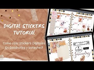 COMO USAR STICKERS DIGITALES + IDEAS PARA USAR STICKERS DIGITALES