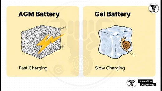 ➤ Battery Chemistry – Lead-Acid vs AGM (Absorbent Glass Mat) Automotive and industrial batteries operate based on electrochemical reactions that convert chemical energy into electrical energy. Among 12-volt vehicle batteries, Flooded Lead-Acid and AGM (Absorbent Glass Mat) batteries are the most widely used. Although both rely on the same basic lead-acid chemistry, their internal construction, performance characteristics, charging behavior, and durability differ significantly. ➤ Basic Lead-Acid 