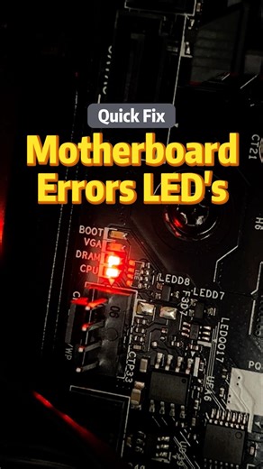 PC Won't Boot? Read Your Motherboard Errors LED's Like A PRO!