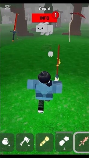 Infernal Sword vs Vampire Scythe in 99 Nights in the Forest#viralshorts