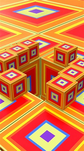 3 X 3 Cube Merge # #satisfying #cube