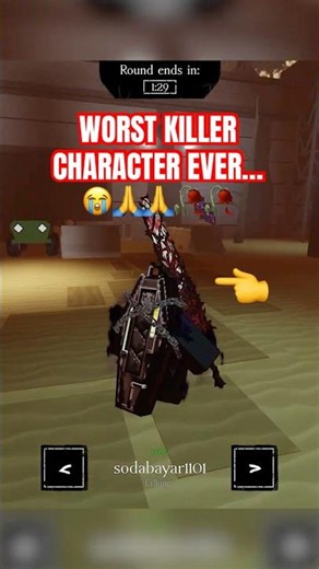 The MOST OP and BORING Killer Character... in Roblox Forsaken