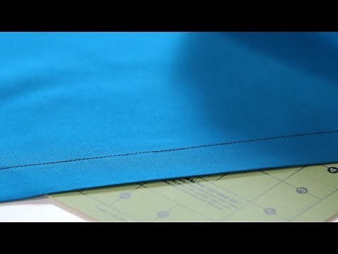 How to Make a Double-Fold Hem | Sewing Machine