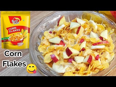 How To Eat Corn Flakes | How To Make Corn Flakes | Corn Flakes Breakfast Recipes | Milk Corn Flakes