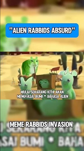 Meme rabbids Invasion - alien rabbids absurd #memerandom #memerabbids #animasi #fyp #fitnugxd