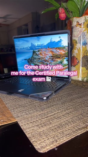 Late Night Study Sesh for Certified Paralegal Exam