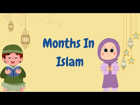 Learn The Months Of Islam | Educational-Kids | Islamic Months 🗓️