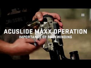 Importance of Backwinding | How to Cock & De-Cock Crossbow with ACUslide MAXX | TenPoint Crossbows