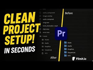 How to Organize Premiere Pro Projects with Folder Bins (Fast & Easy)