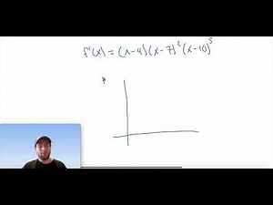 Determining Relative Extrema Given the Derivative of a Function - Calculus Explained