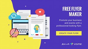 Gratis Online flyer maken | Visme