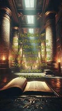 Why Angels Had to Eat and Drink Like Humans #fallenangels #biblesecrets #shorts
