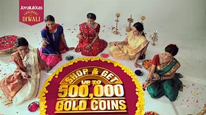 1.1M views · 4.2K reactions | Shop & Get Up To 5 Lakh Gold Coins! GOLDEN DIWALI AT JOYALUKKAS https://goo.gl/yksPRp FREE 1GM GOLD COIN On every purchase of Diamond & Uncut Diamond Jewellery worth Rs. 50,000/- FREE 200 MG GOLD COIN on advance booking worth Rs. 50,000/- Offer valid till 21st october 2017 *Conditions Apply | Joyalukkas | Facebook