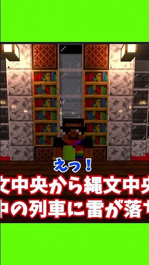 Lightning strikes the new train, causing a total power outage #SamoTetsu #Minecraft #Minecraft